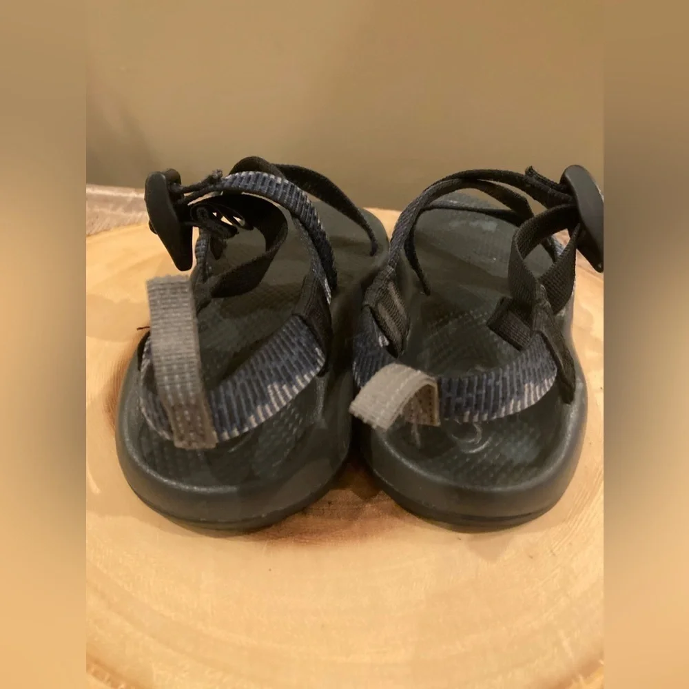Chaco Kids EcoTread sport Black‎ & Gray Sandals Size 4